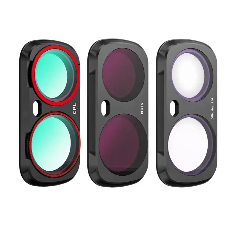 AA08-Vlog Filter For Luna Ultra Magnetic Lens Filter CPL+ Diffusion1/4+ ND16 Combination Of Neutral Density Filters