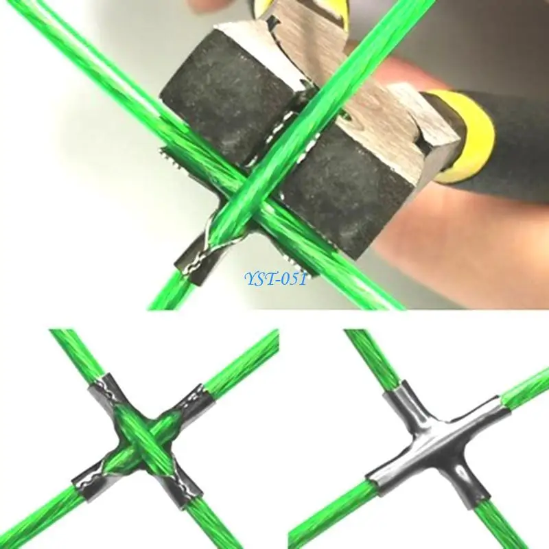 

E15A Wire Cage Clips Pliers Fencing Pliers Wire Fence Clip Pliers for Bird Quail Rabbit Chicken Wire Cage Installation Clips