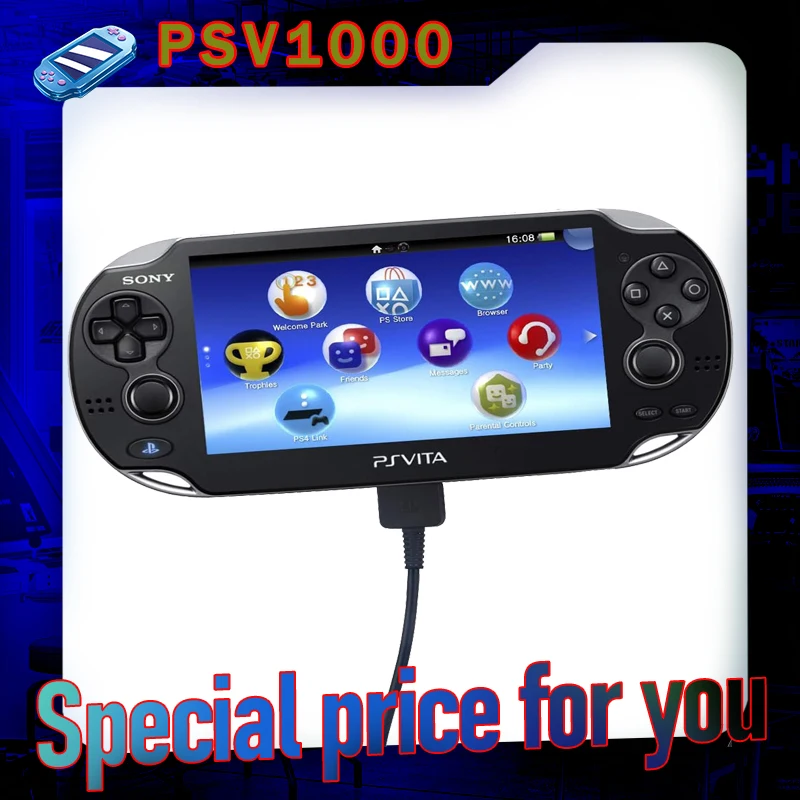 For Sony PlayStation PS Vita OLED PCH-1000 FW 3.65 With Charger  Cable PSV1000