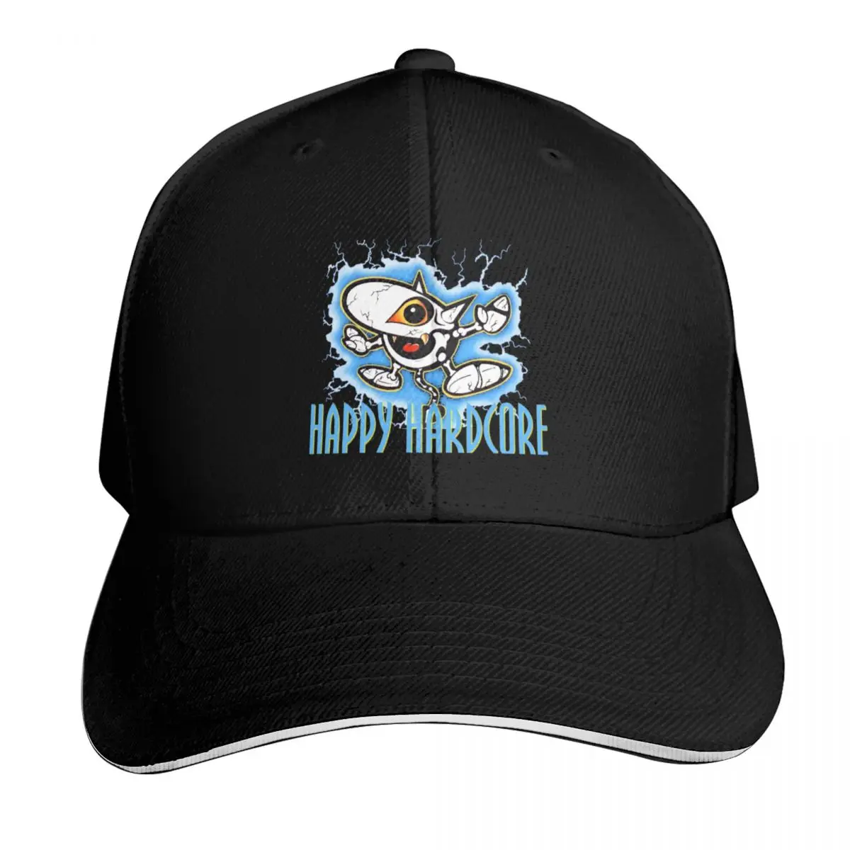 Happy Hardcore Storm Baseball Cap derby hat Hood Golf beach hat Men's Luxury Women's