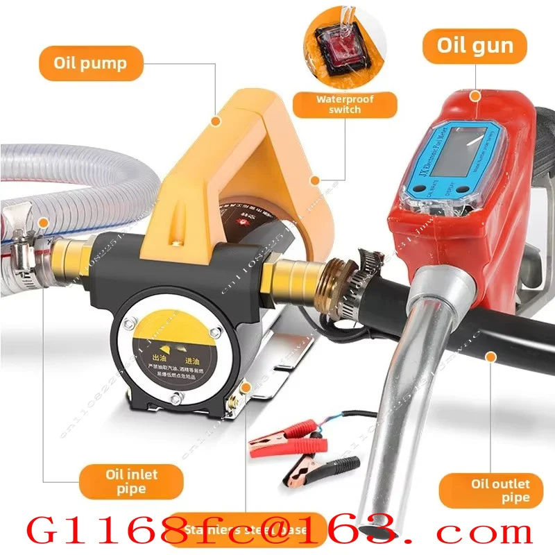 Portable Self-priming/water Electric Oil Pump Parts for 12V/24V/220V Diesel Transfer Pump