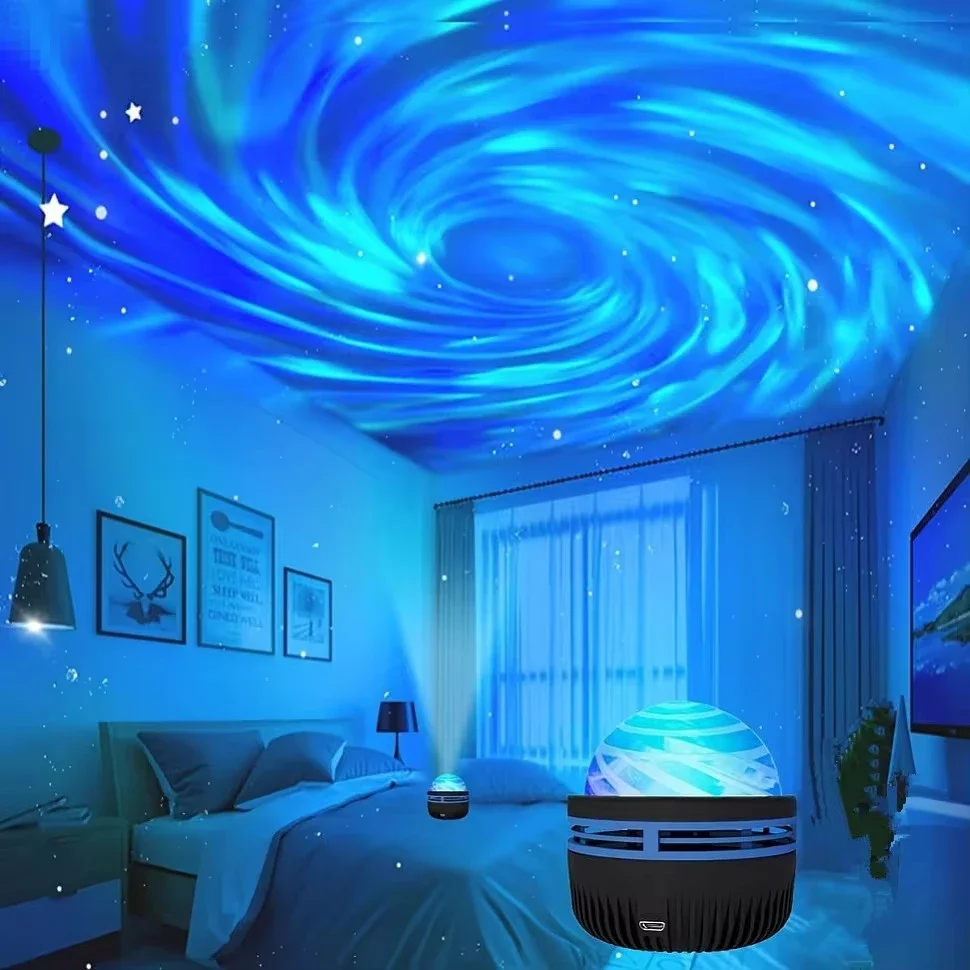 LED Galaxy Projector, Colorful Sky Light, Bedroom Night Light, Kids Room, Christmas Party Decoration