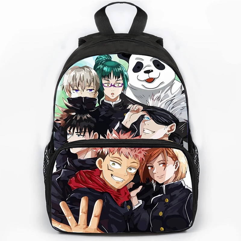 Mochila de Anime Jujutsu Kaisen para estudiantes, Gojo Satoru, Tops Yuji Itadori, mochilas escolares para niños, mochila para computadora portátil impermeable