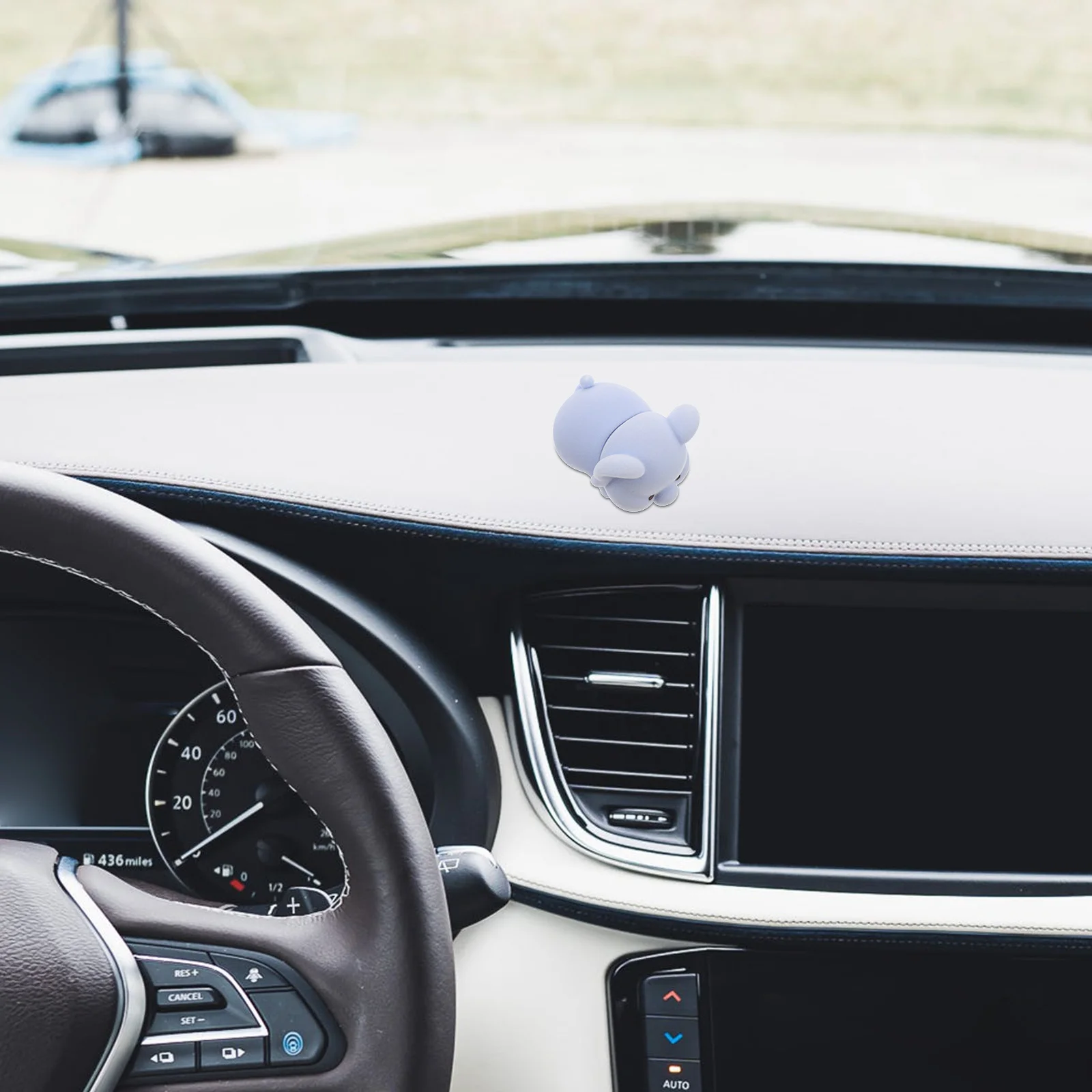 

Vinyl Elephant Statue Car Dashboard Decorations Cute Auto Interior Accessories Desktop Elephant Ornament Cute Car Accessories