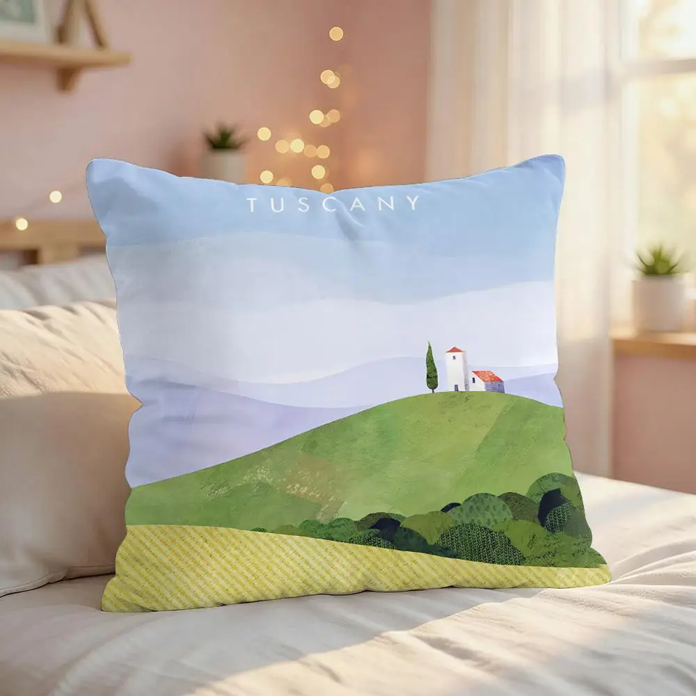 H-Henry Rivers INS Nature Cushion Cover Silky Short Plush Invisible Zipper Dustproof Sofa Pillow Case For Home Decor