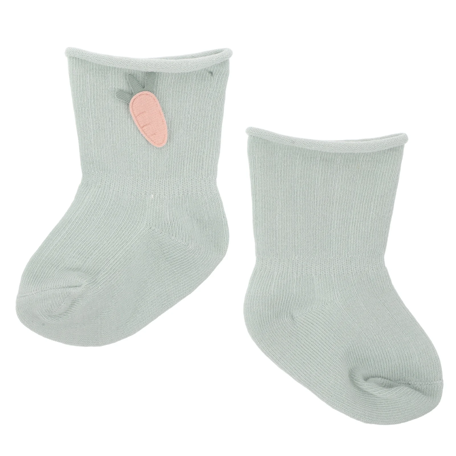 1 زوج الوليد الجوارب منتصف العجل لطيف الكرتون نمط القطن تنفس عدم الانزلاق الطفل الجوارب للفتيات الفتيان المشي مريحة