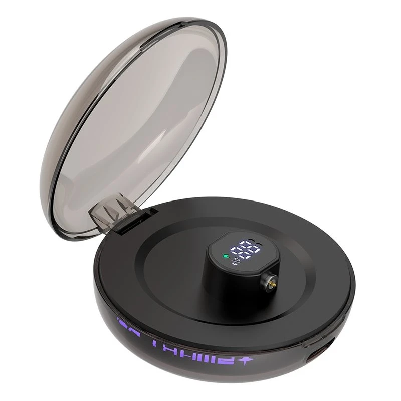 【VALUE MONEY】Luminou Smart Ring With Digital Display Charging Case Large Capacity Battery Fast Charging Box Black