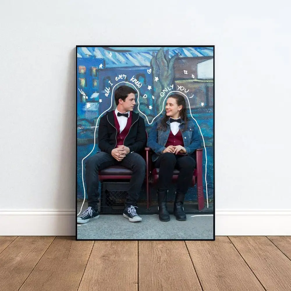 Dramatic TV Series 1-13 Reasons Why Poster Indoor & Outdoor Wall Decor for Young Collectors
