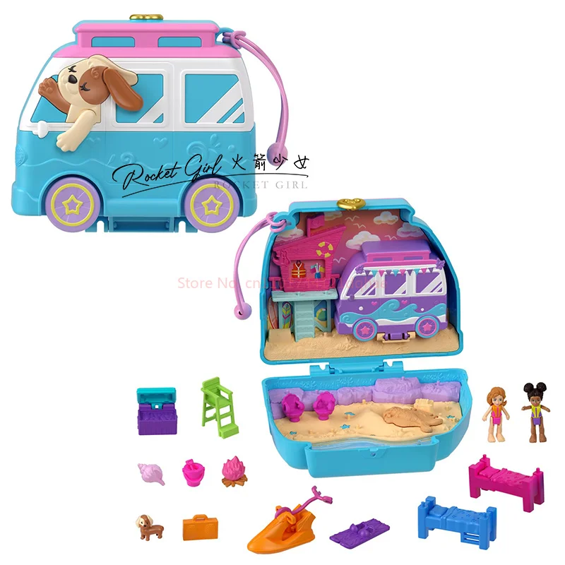 Polly Pocket 30th Anniversary Remake - Magnetic Birthday Cake Unicorn Toy For Girls Collectible Acg Decoration For Birthday Gift