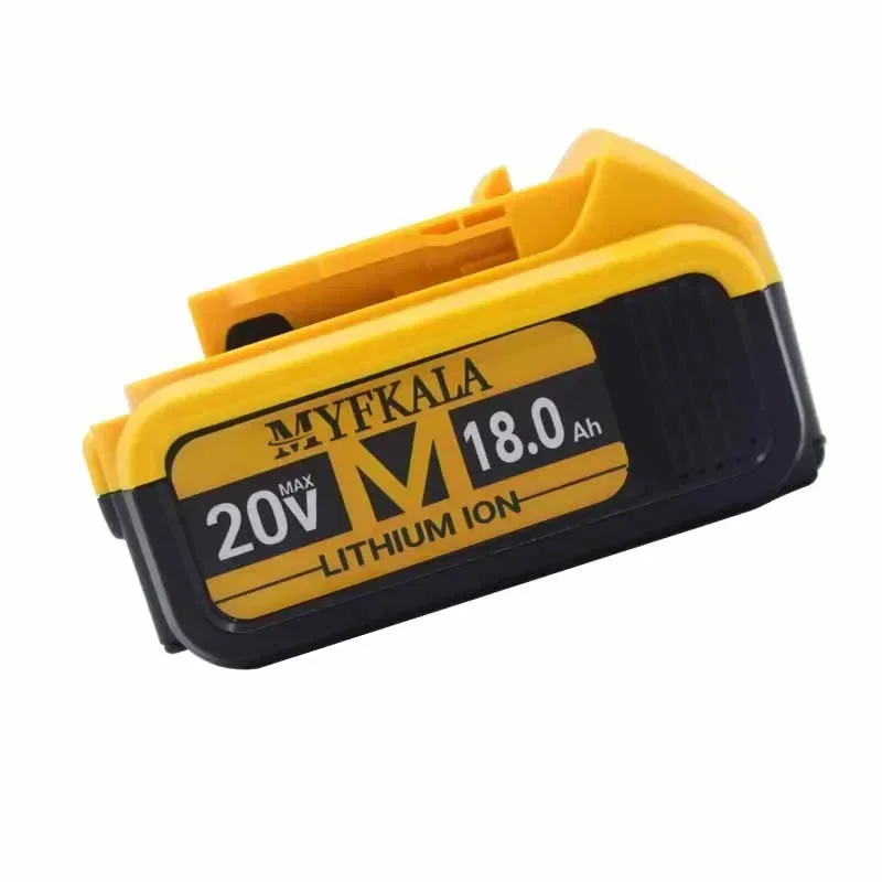 New 100% Original 18000mAh 20V for Dewalt Power Tool Battery DCB206 20V 18.0Ah Battery DCB206 20V Battery DCB205 DCB204-2