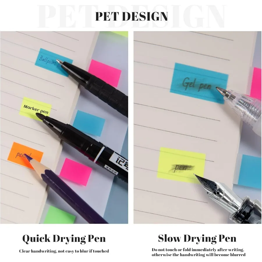 Transparent Sticky Page Markers 900 Pcs for Books and Notebooks Ideal for Classroom Organization and Study Sessions Reusable an