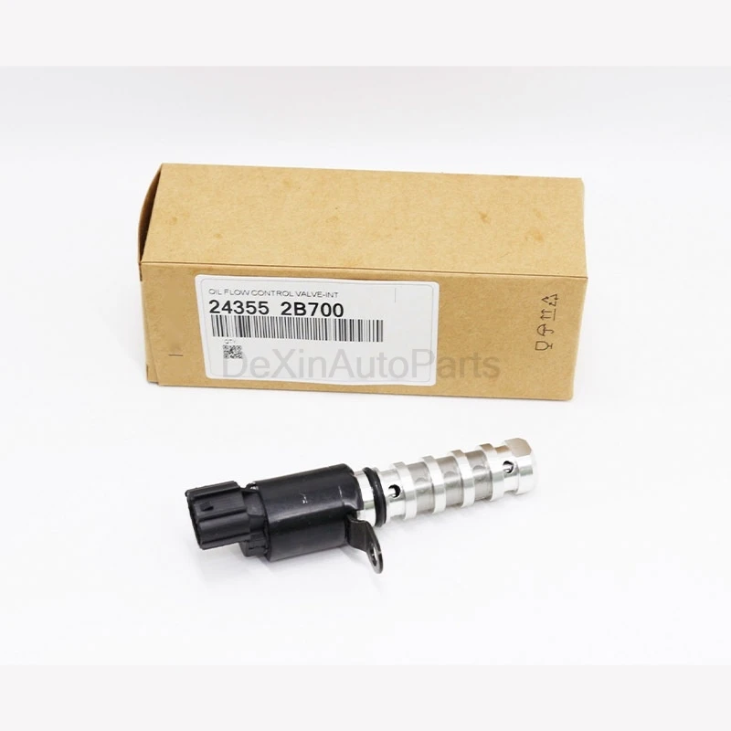 24355-2B700 243552B700 Premium VVT Camshaft Solenoid suitable for Hyundai Accent Elantra Sonata Veloster Kia Rio Soul OEM