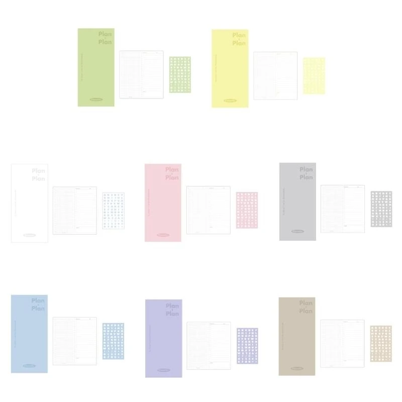 DXAB Hardcover Notebook, Daily Planner Notepad, Pocket Note Pad Lined Pages Notebook