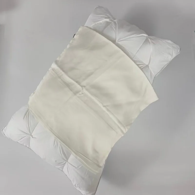 High Quality White Sleeping Pillow For Star Hotel Home Adult Soft Neck Healthcare Support AB Side Pure Cotton Face Pillow Core