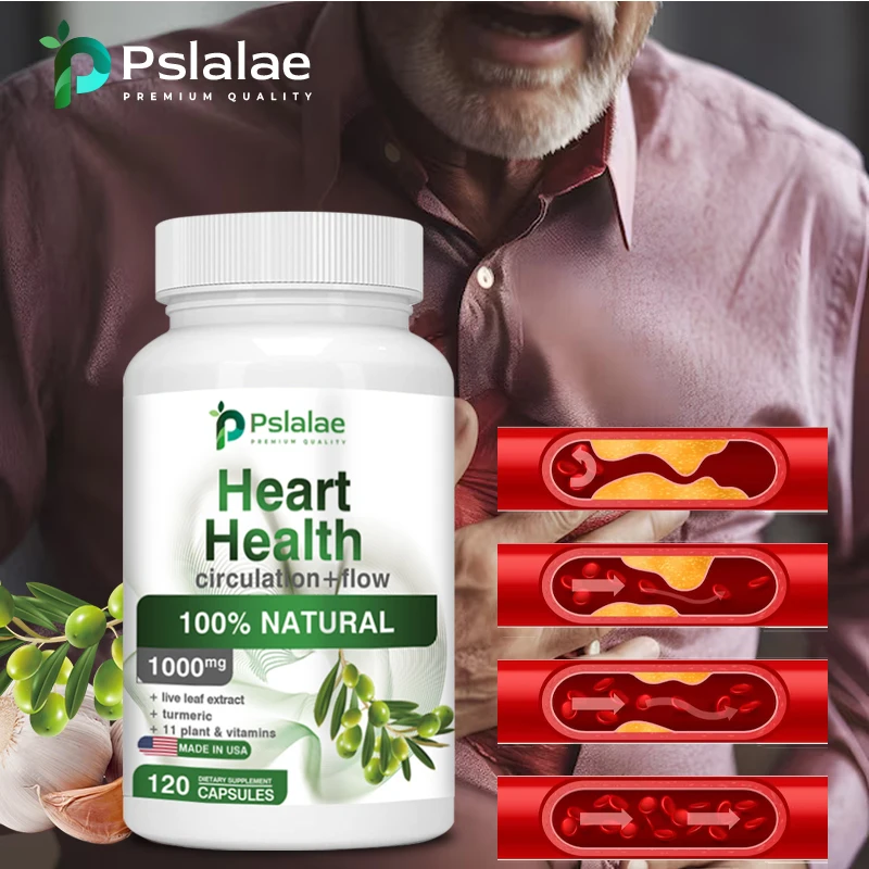 Natural Heart Health Supplement - with Beetroot, Hawthorn and Garlic Extracts To Naturally Support Healthy Blood Circulation