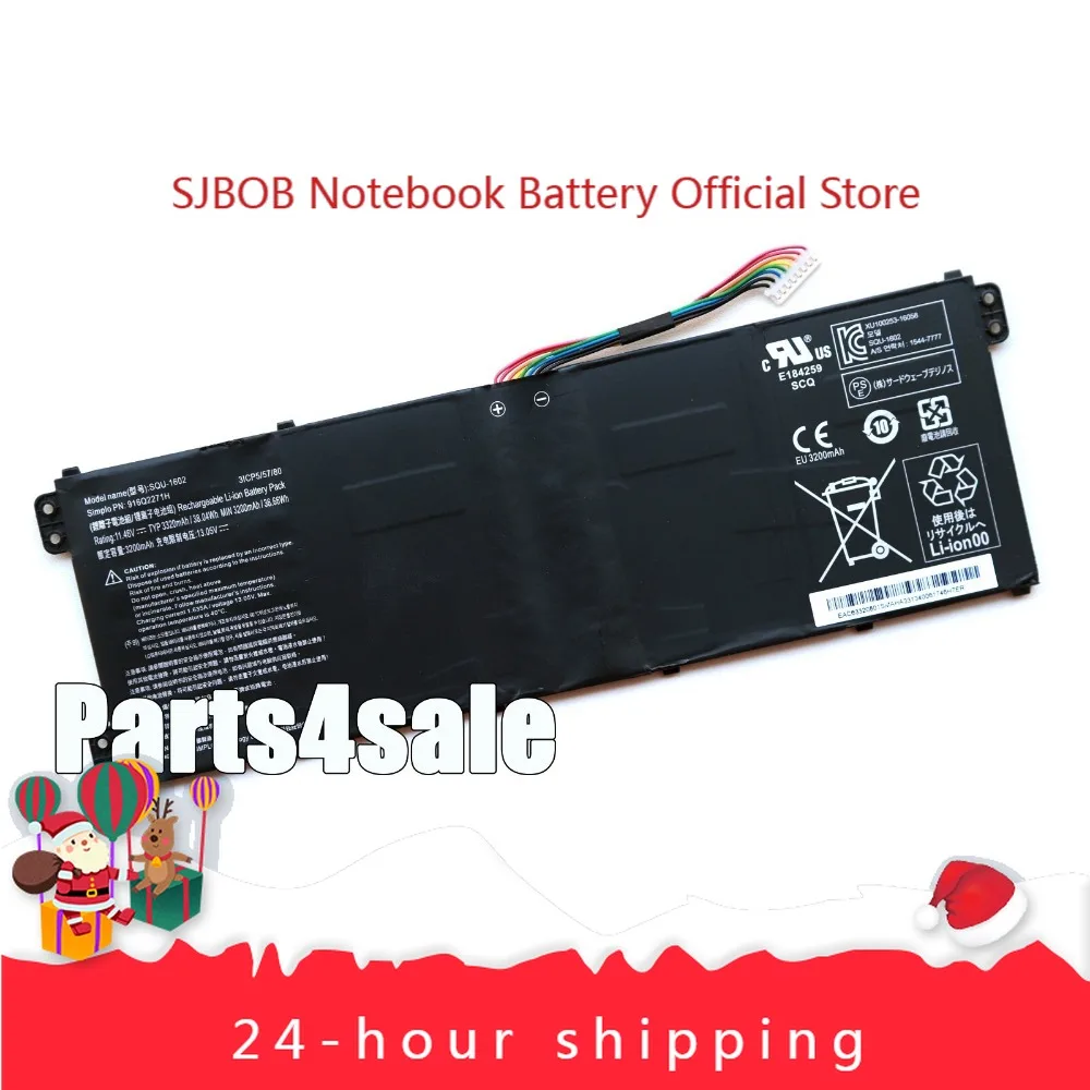 

Оригинальный аккумулятор SQU-1602 916Q2271H для Hasee X5-CP5D1 CP5E1 CP5S1 3ICP5/57/80 аккумулятор для ноутбука