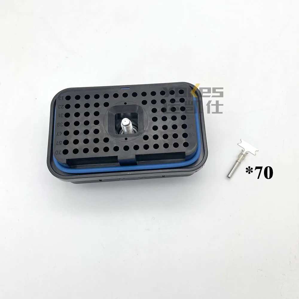 160-7690 160-7689 70 Pin Computer Board Controller Plug Connector terminals E330C E330D Excavator Parts for CATERPILLAR C7 C9