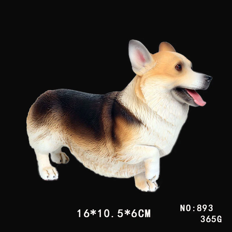 

1 Pcs Cute Welsh Corgi Sculpture Crafts Corgi Dog Ornaments Home TV Cabinet Decoration Corgi Dog Crafts Figure Miniature