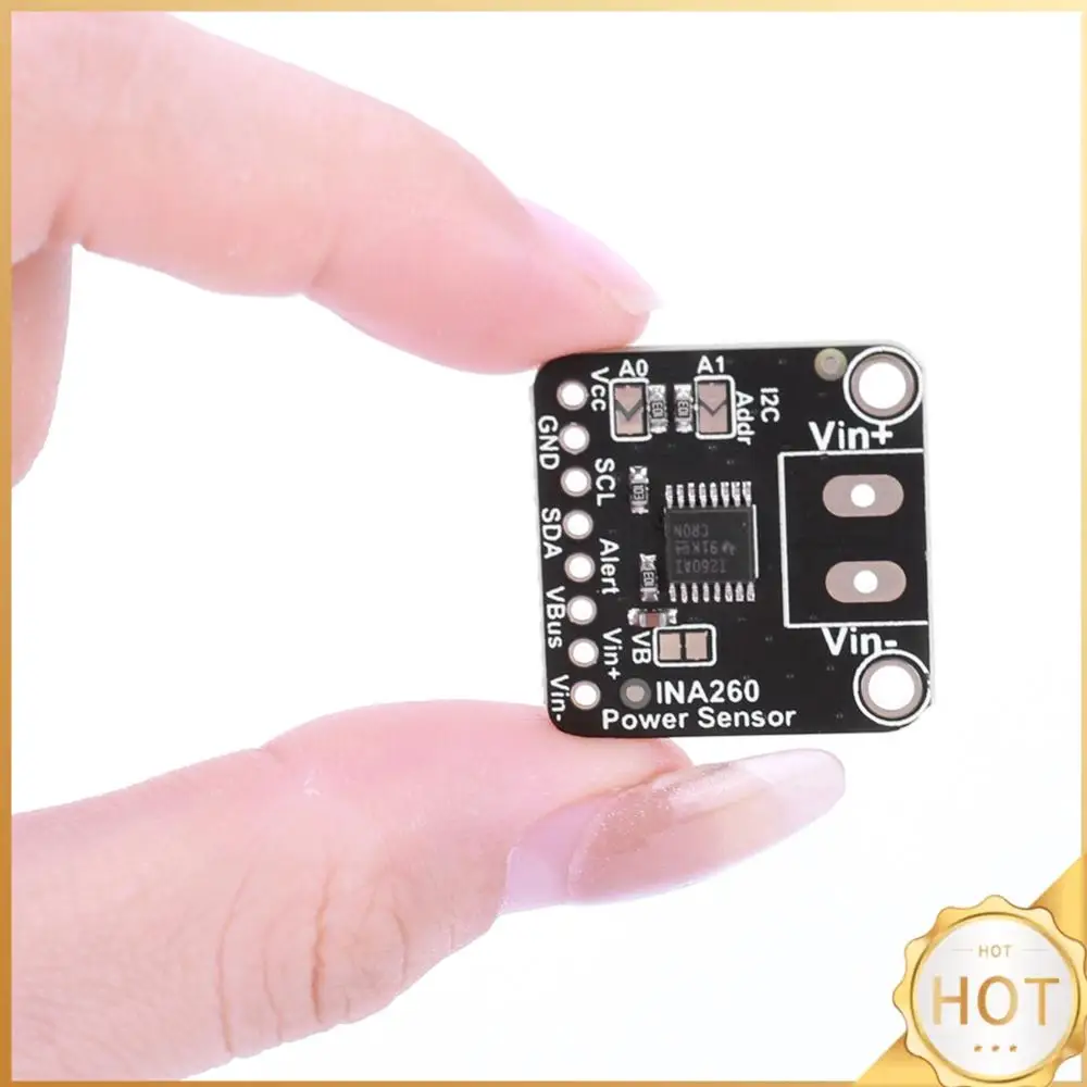 

INA260 High/Low Voltage Sensor Module High Precision Current Power Sensor Portable Module I2C Interface Low Power DC 3.3V-5V