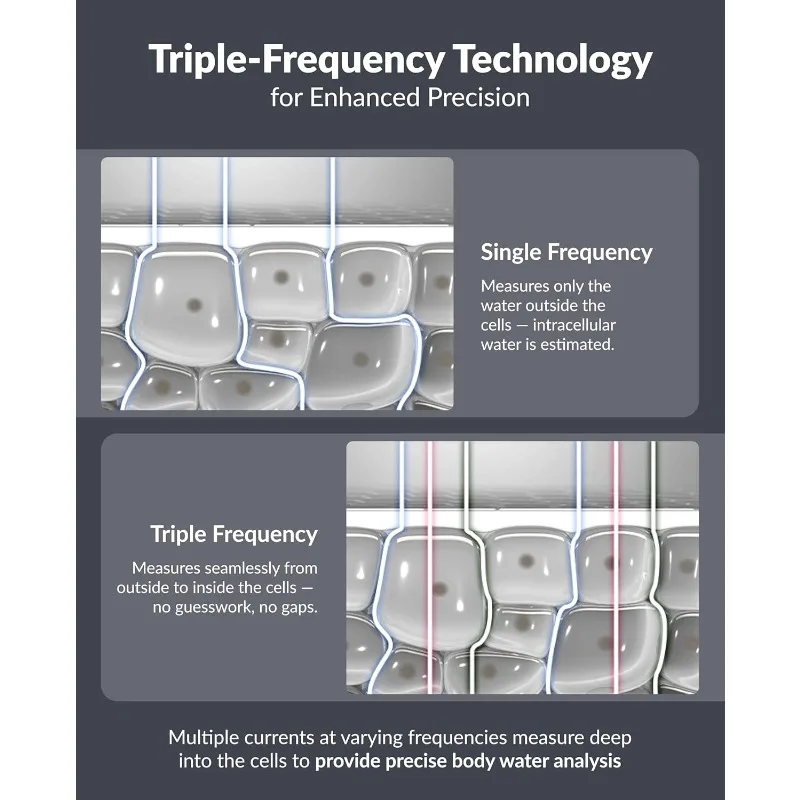 مقياس تكوين الجسم H30 مقياس ذكي مع مؤشر كتلة الجسم، الدهون في الجسم، مقياس كتلة العضلات مع التطبيق، قياس الدهون في الجسم