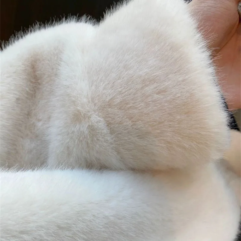 Mink Fur One-piece Stand Up Collar Fur Coat Women Imitation Mink Fur Environmentally Friendly Short Overcoat 2026 Winter Jacket