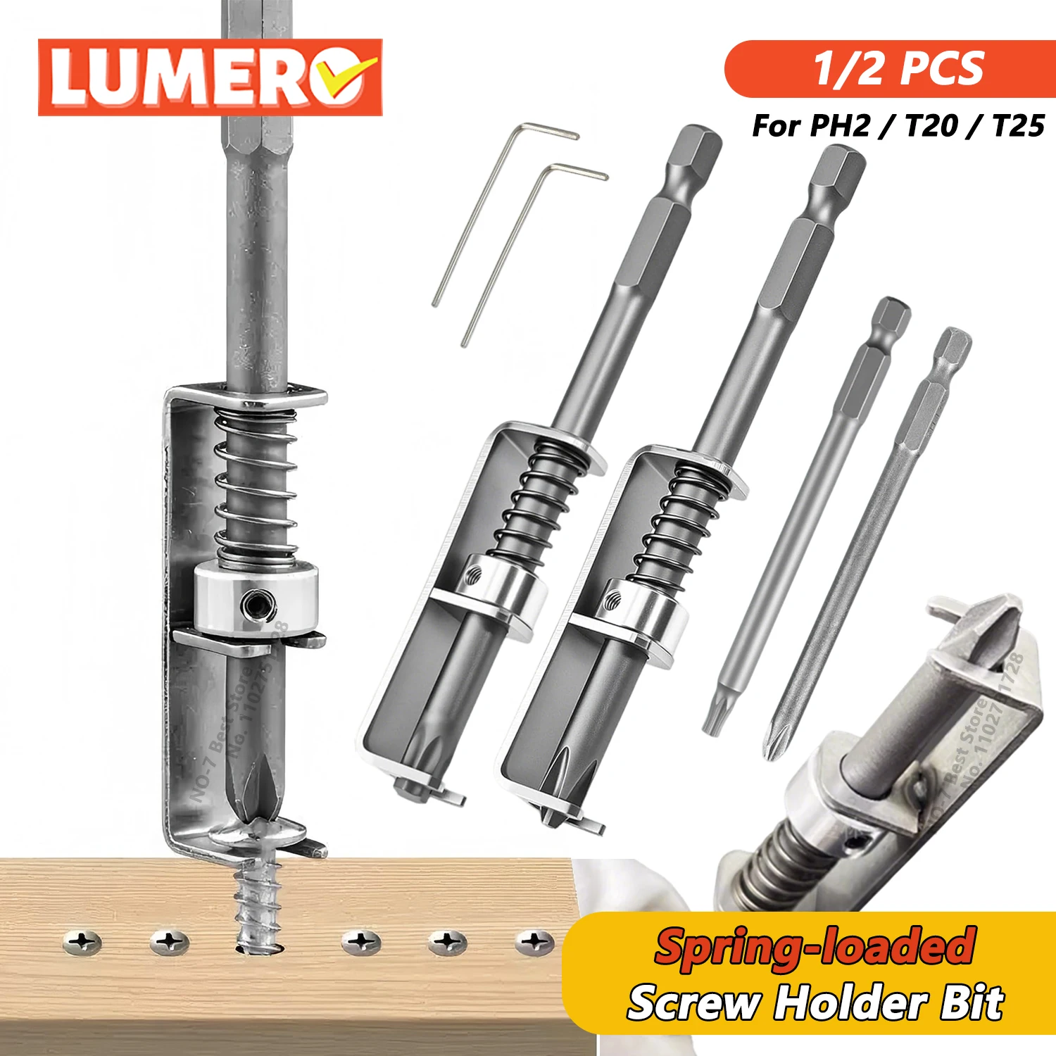 Spring-Loaded Screw…