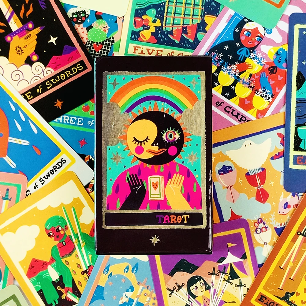 Tarotkaarten A 78 Oracle English Visions Divination Edition Borad Speelspellen, Familiesbijeenkomst Kaartspellen Bordspel