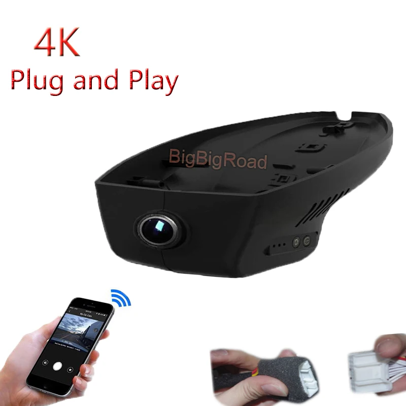 

For Soueast DX3 DX5 DX7 2015 2016 2017 2018 2019 4K Plug And Play Car Wifi DVR Video Recorder Dash Camera Night Vision FHD 2160P