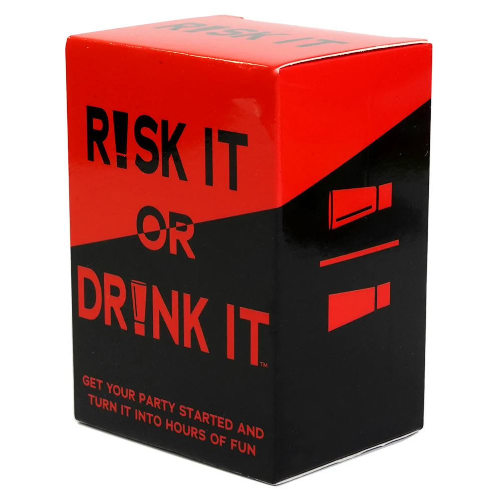 New Risk It Or Drink It Fun Party Game For College Card Drinking Game Pregame Night Hilarious Dares Challenges Questions Adult