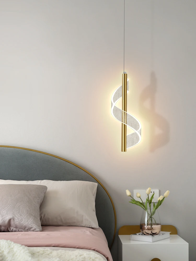 

Novelty S shape LED pendant light luminaire indoor lamp Kitchen lighting Luxury dining Room deco Lampara Colgante pendant lamp