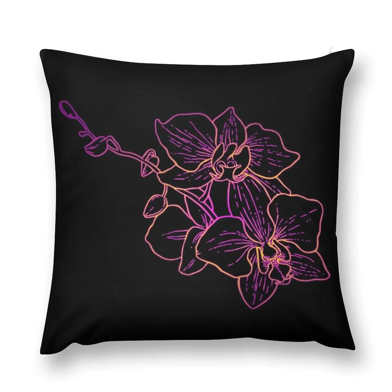 Orchid Throw Pillow Cushions Home Decor Sofa Cover Decorative Cushion Luxury Sofa Cushions pillow