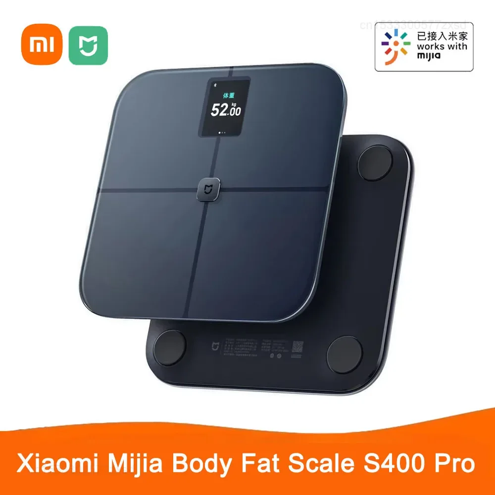 

Xiaomi Mijia Body Fat Scale S400 Pro 3.5inch TFT Color Screen Bluetooth 5.1 Smart Electronic Fat Measurement with Mi Home APP
