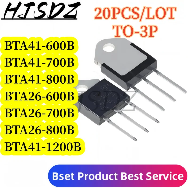 【20pcs-lot】bta41-600b-to-3p-bta41-800b-bta41-700b-bta26-600b-bta26-700b-bta26-800b-bta41-1200b-bidirecional-de-tres-terminais