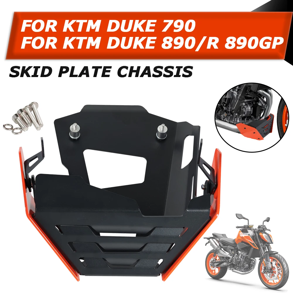 For KTM Duke 890 R 890R GP DUKE 790 DUKE890 DUKE790 Motorcycle Accessories Skid Plate Protector Engine Cover Chassis Under Guard