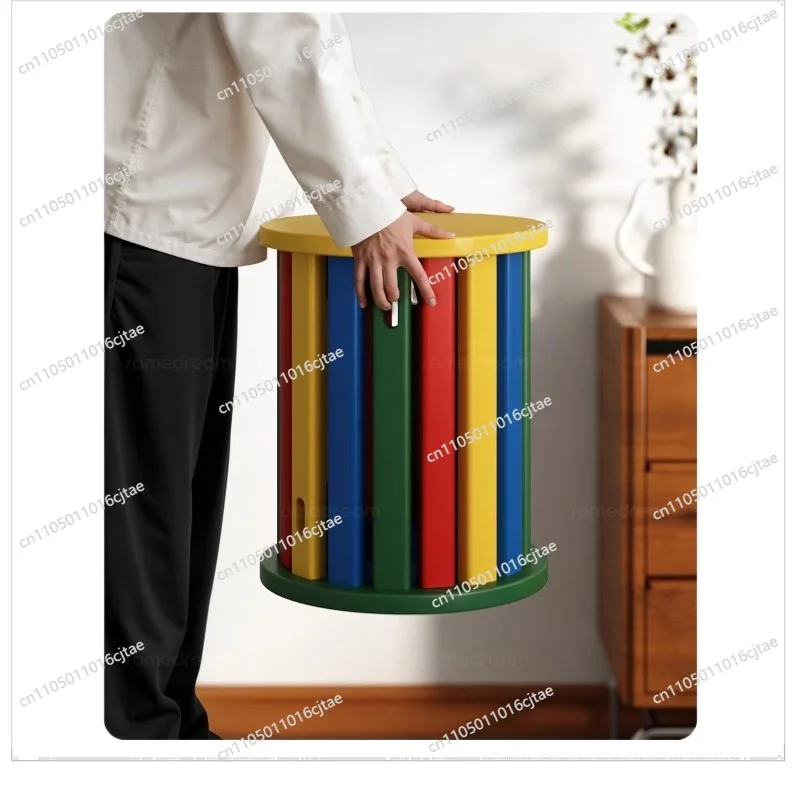 For Stool Household Stackable Combination Stackable Round Stool