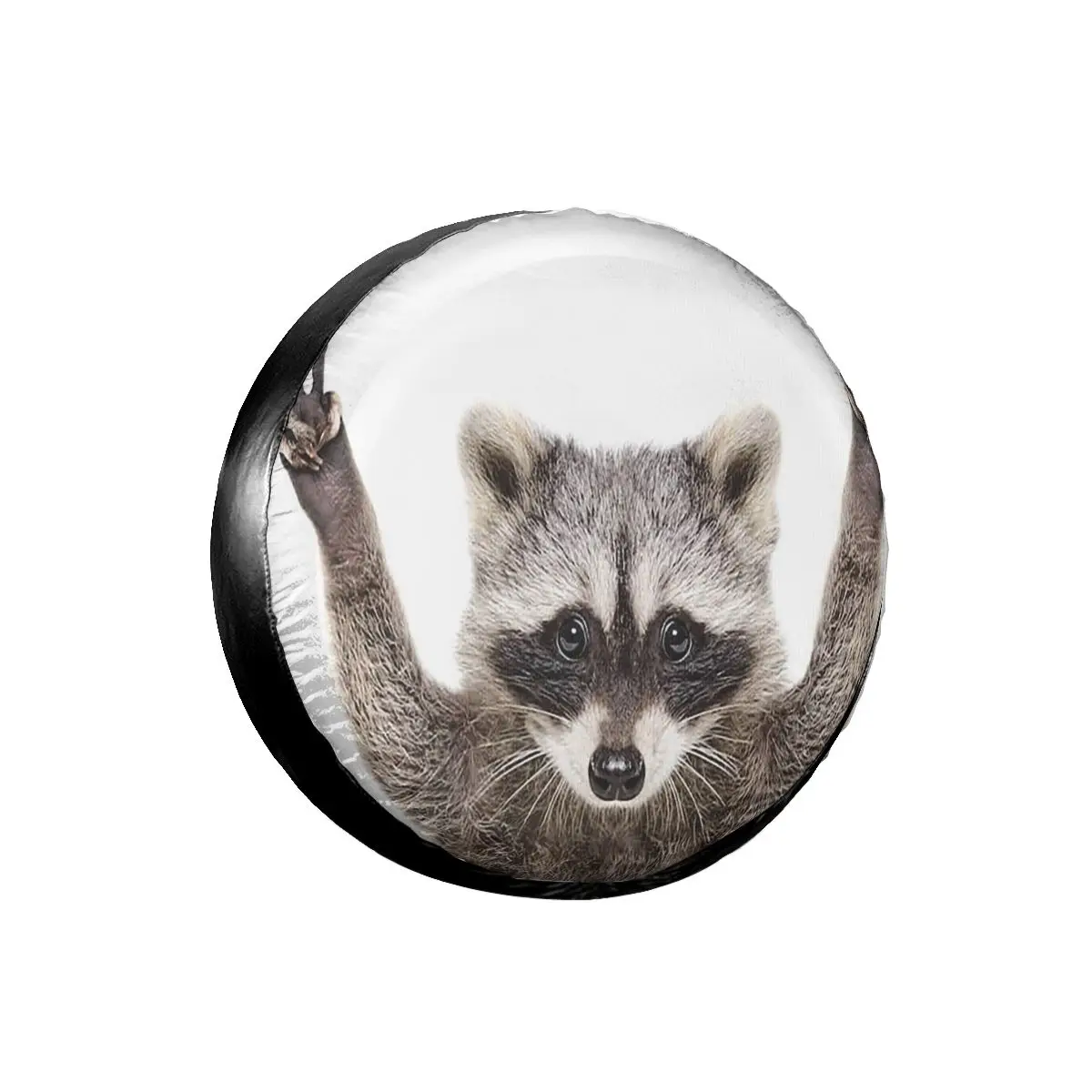 Raccoon Car Inch Leather Spare Tire Cover Protector Case Bag Pouch Protector Car Tyres for Suzuki Cars Accessories