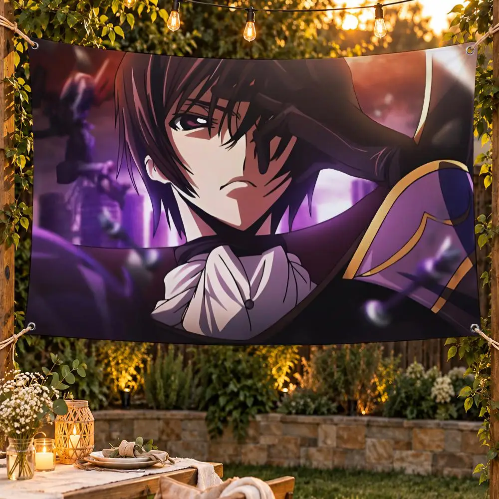 Code Geass Lelouch of the Rebellion Flags For Garden Party Living Room Home Wall Flag Bedroom Outdoor Decor