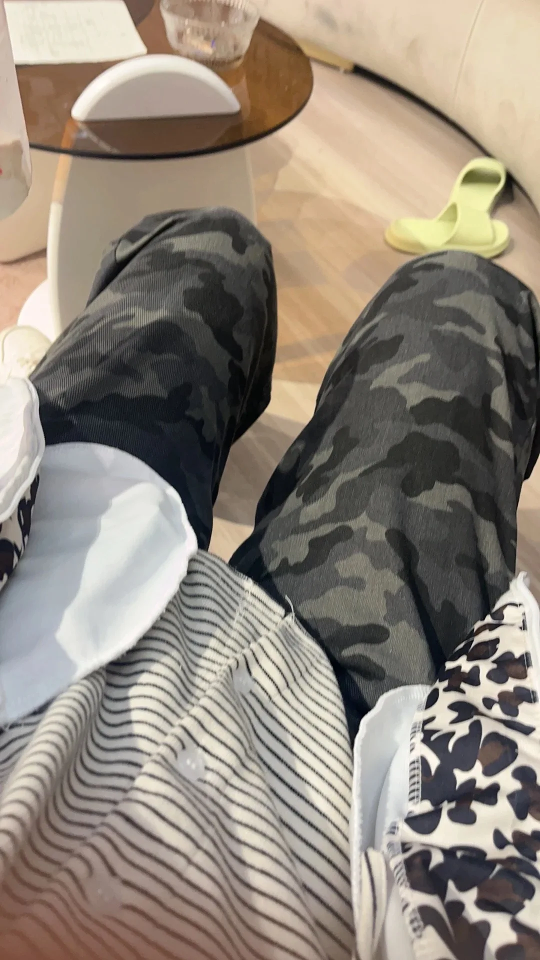 

Широкие брюки женские летние модальные драпированные струящиеся курортные регулируемые отпускные воздушные шикарные эластичные брюки Highstreet Elegant