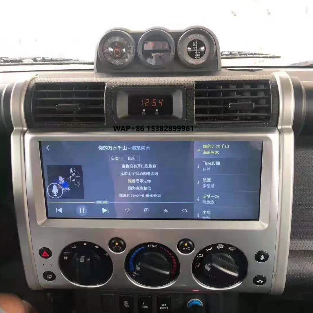 For FJ CRUISER 2008-2015 Double 2 Din Quad Octa-Core Headunit Device Android Radio Car Amplifier Carplay GPS tracker