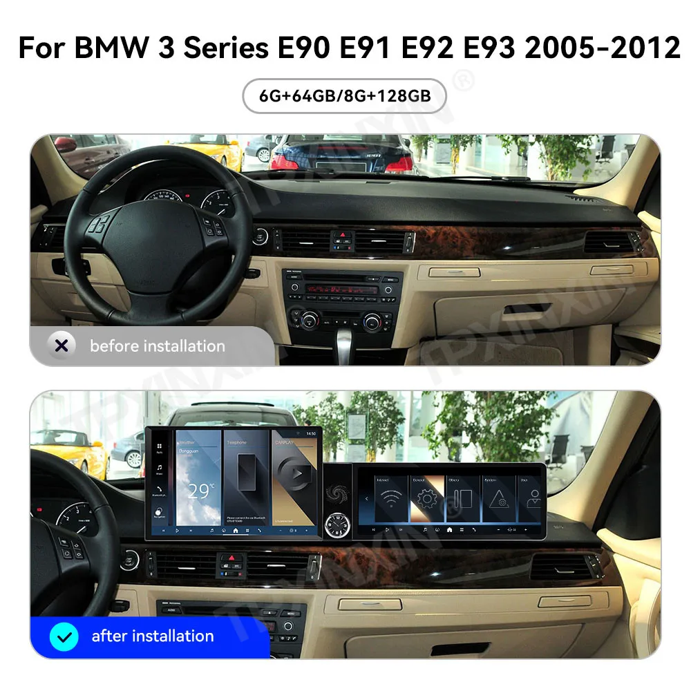 Car Accessories Radio For BMW 3 Series E90 E91 E92 E93 2005-2012 Android GPS Navigation Multimedia Stereo Receiver Head Unit