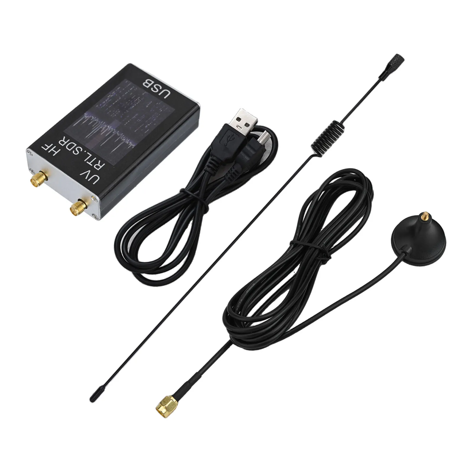 RTL USB Tuner Receiver 100KHz 1766MHz with R820T+8232 for Shortwave VHF UHF Band Reception and Digital Amateur Radio Decoding
