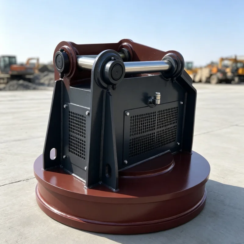 Customized Magnetic Separator Steel Recovery Magnet Sweeper For Waste Metal Sorting Scrap Iron Screening Recycling Yard Unit