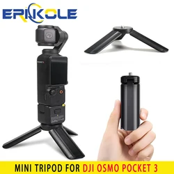 Mini Tripod for DJI Osmo Pocket 3 Foldable Desktop Stand Stabilizer Holder for Pocket 3 Osmo Action Insta360 X3 X4 Accessories