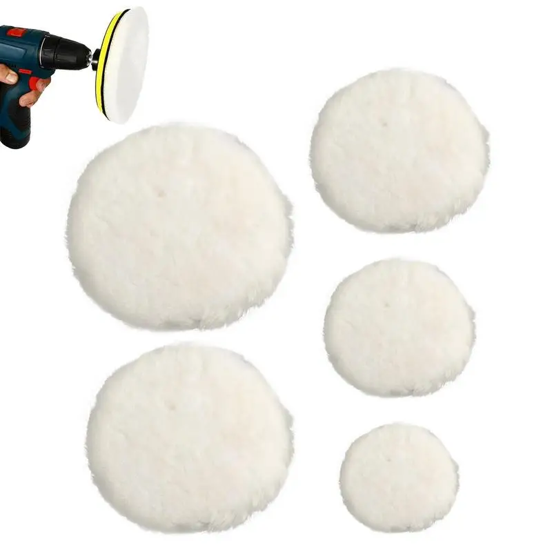 

Car Polishing Disc Soft Wool Machine Waxing Polisher Car Body Polishing Discs Cleaning Addition Car Waxing Polishing Kit For Car