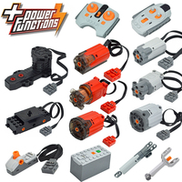 Power Functions Motor MOC Technical Parts Multi Tool Servo Train Motor PF 8293 8883 Model Compatible Leduo Building Blocks