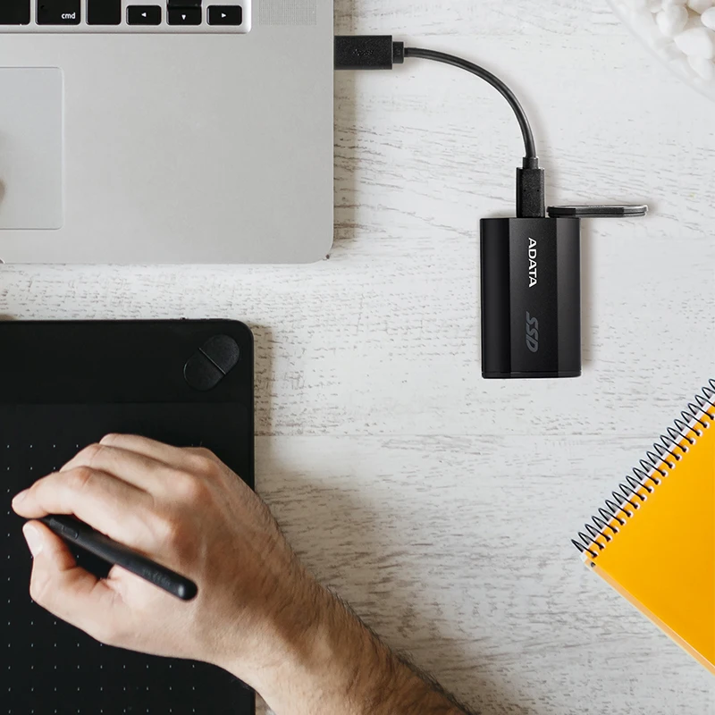 ADATA NVMe External SSD SD810 USB3.2 Gen2 Type-C Hard Disk 4000GB Up to 2000Mb/s Portable Hard Drive PSSD for PC