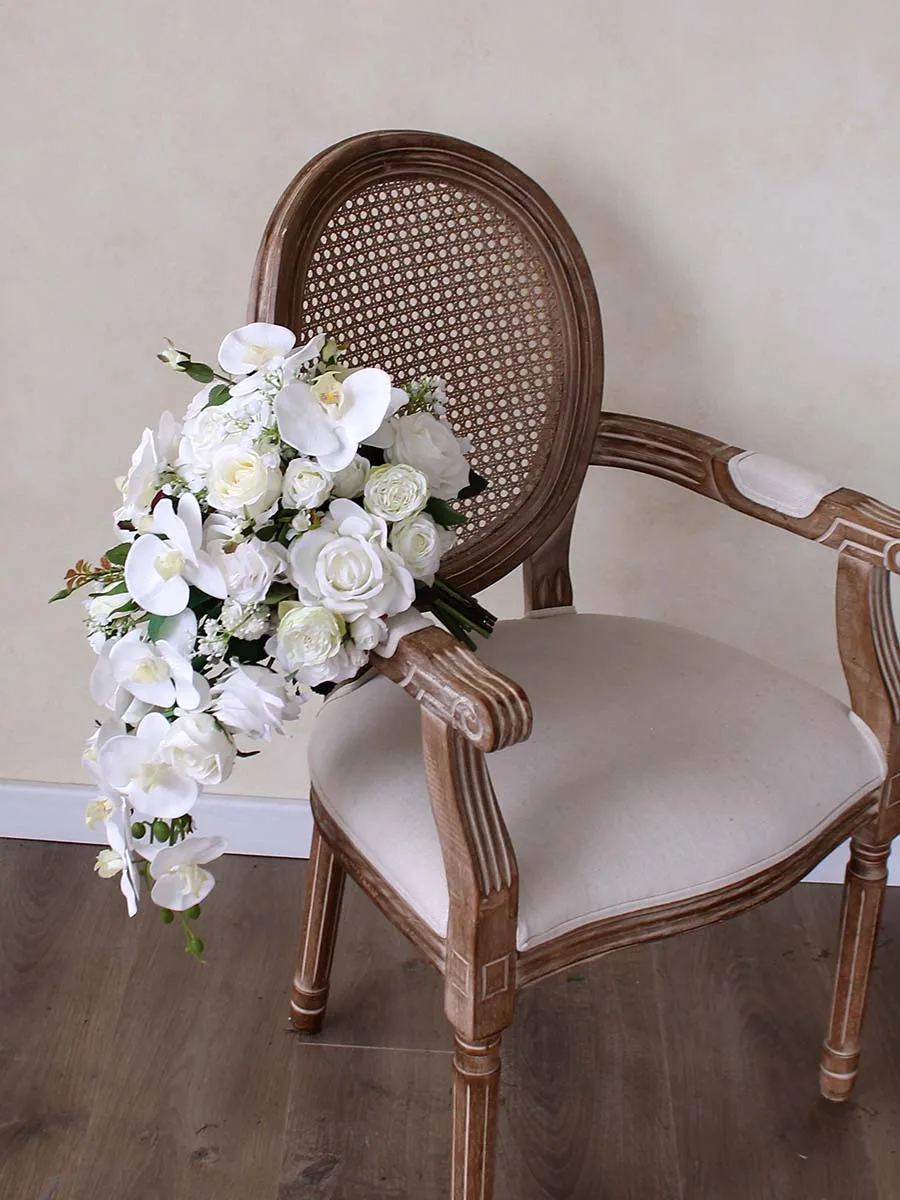 2023 New Wedding Bouquet Cascading bouquet de mariage mariée Artificial Flowers For Wedding Decorations