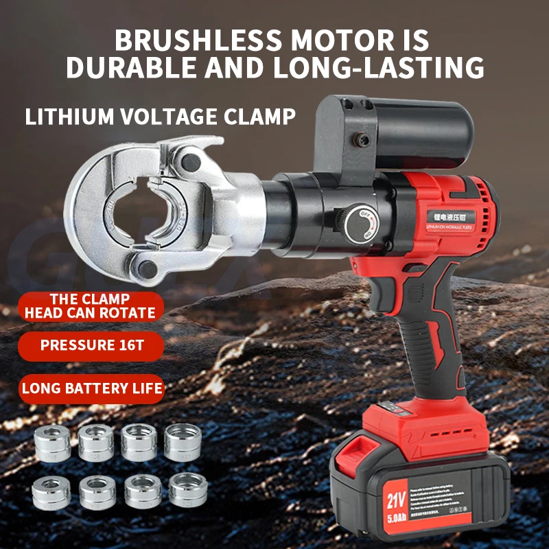 

Small Electric Hydraulic Pliers Lithium Voltage Line Pliers Fast Charging Terminal Pliers Electrician Pliers Copper Aluminum