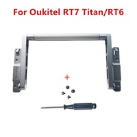New Original For Oukitel RT7 Titan /RT6 RT8 RT2 RT9 Tablet PC Holder Metal Back Stander Portable Support With Screws Tools