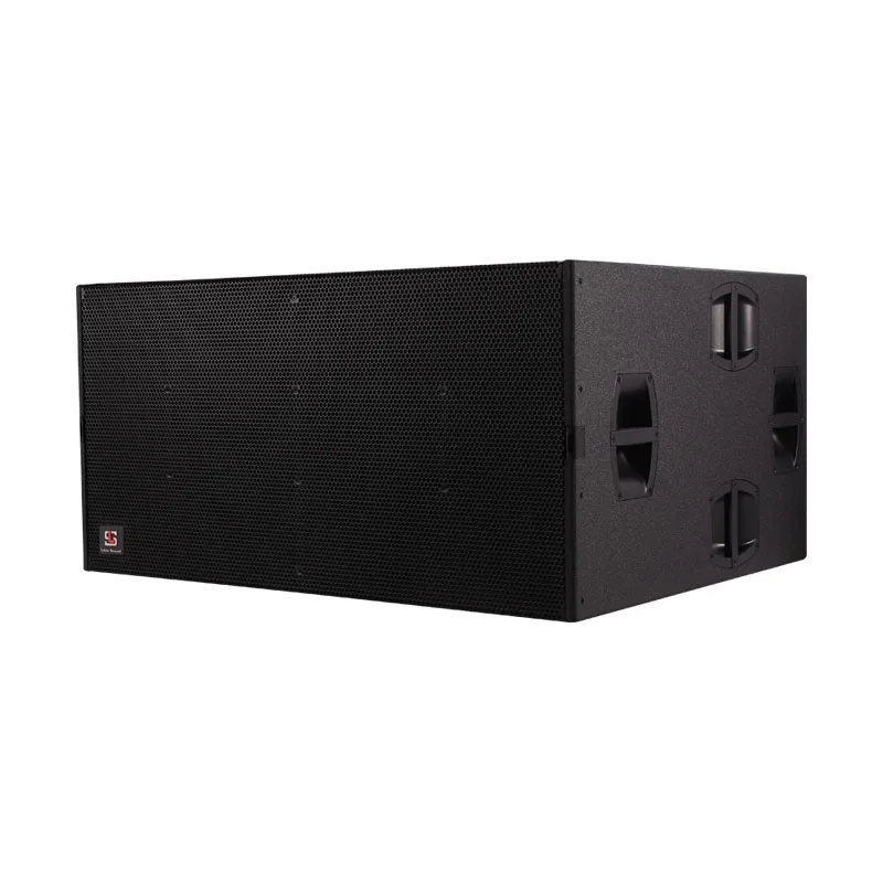 Powered subwoofer Popular professional dual 18 inch 1600W power subwoofer DJ sound box professional audio video